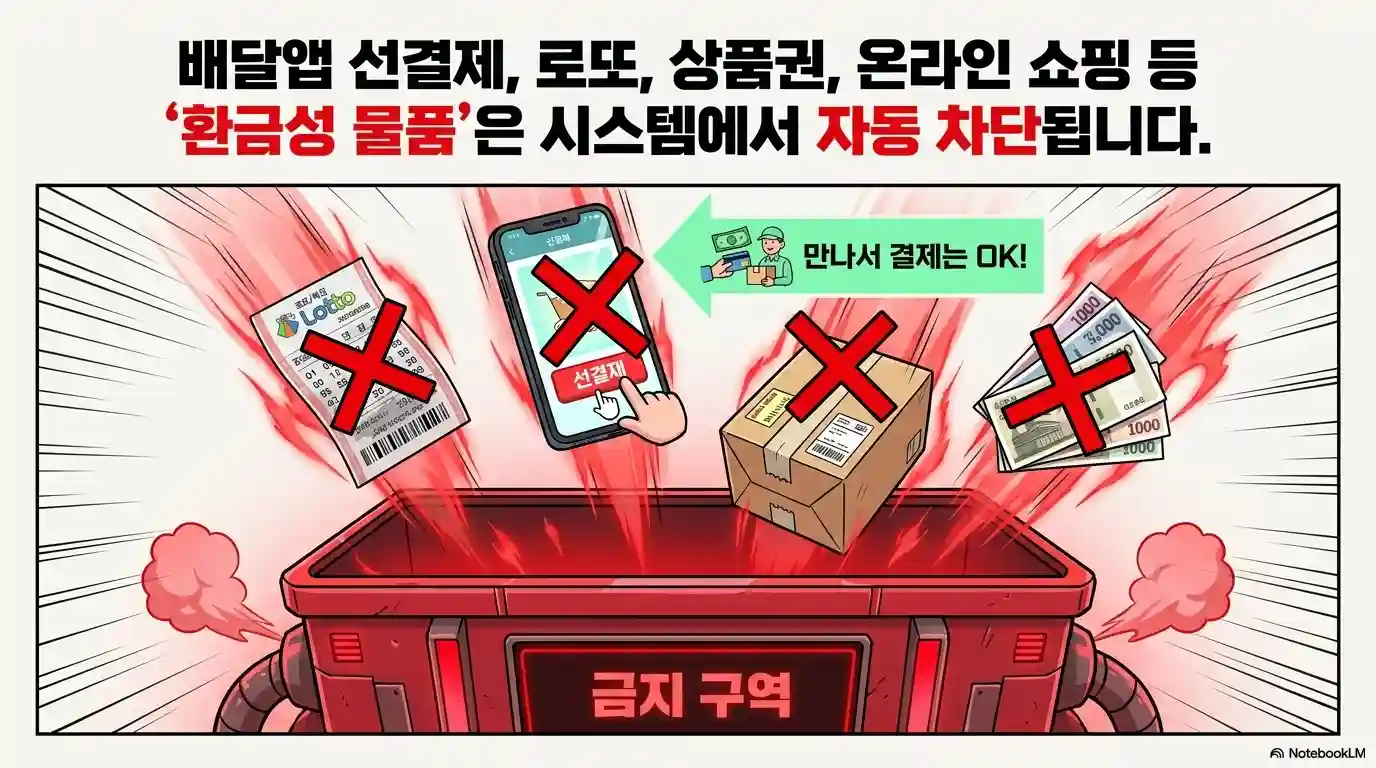 고유가 피해지원금 사용 불가 매장 및 품목