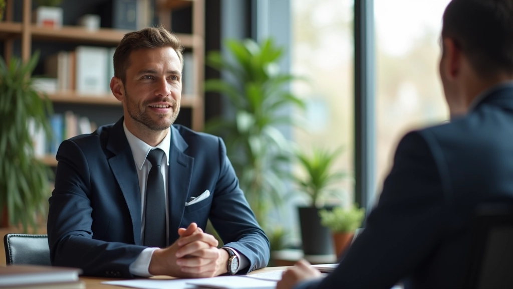 면접 보는 사람의 이미지