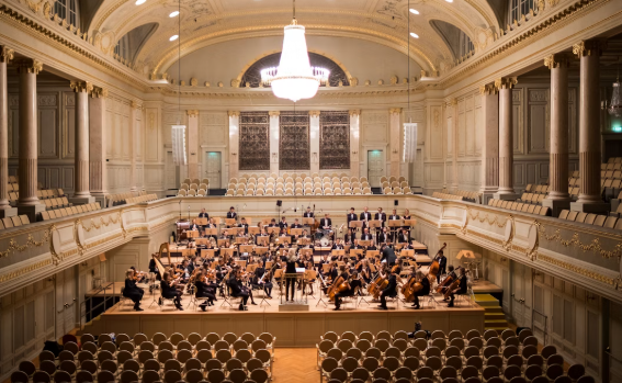 클래식 연주하는 사진