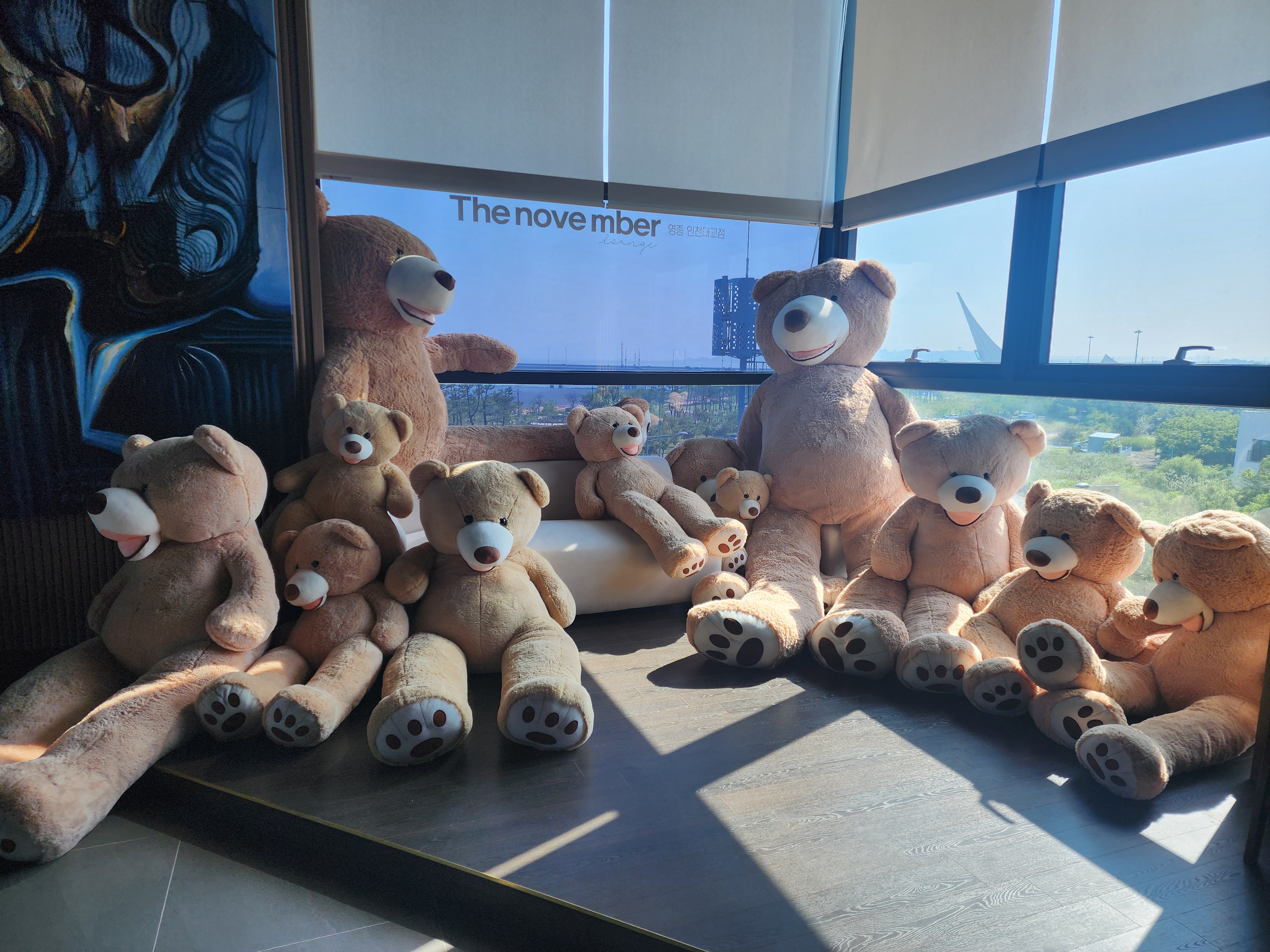 더 노벰버라운지 테라스에서 바라본 풍경, 포토존