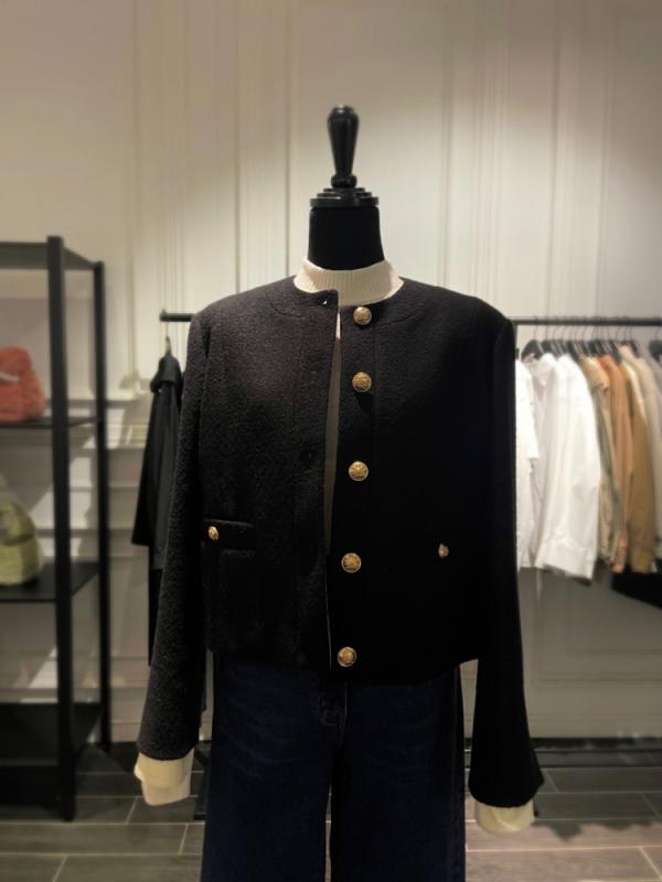 정품100 보브 VOV 커프 포인트 트위드 자켓 7193310102