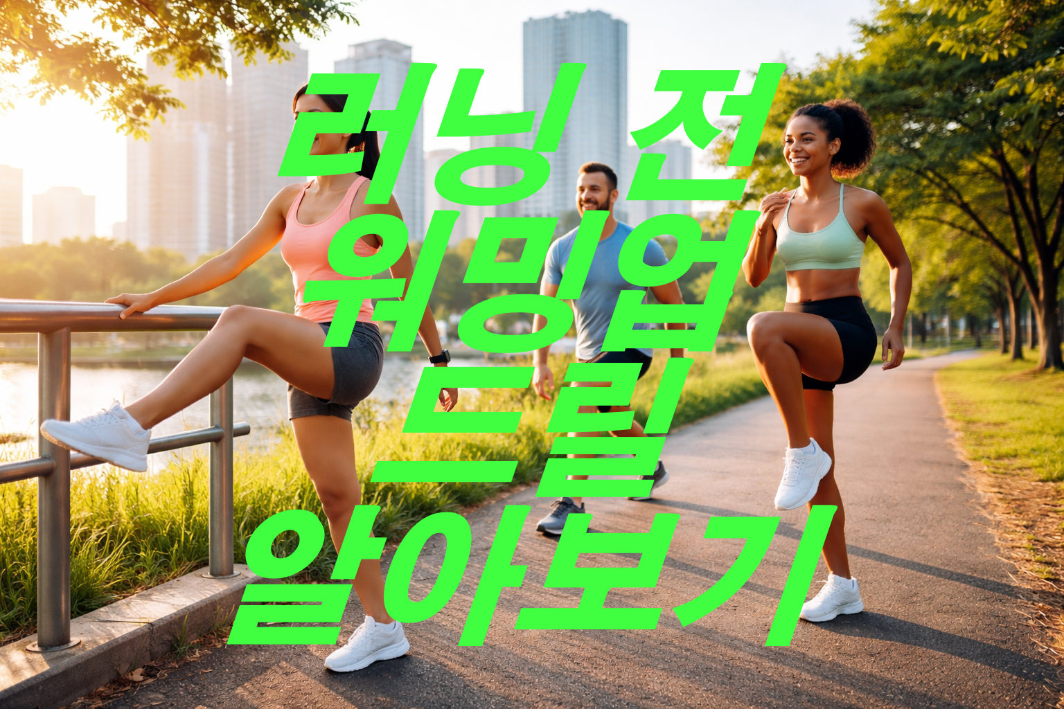러닝 전 워밍업 드릴 알아보기