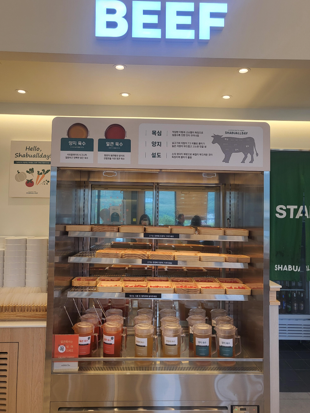 샤브올데이 거제점 고기 무한리필