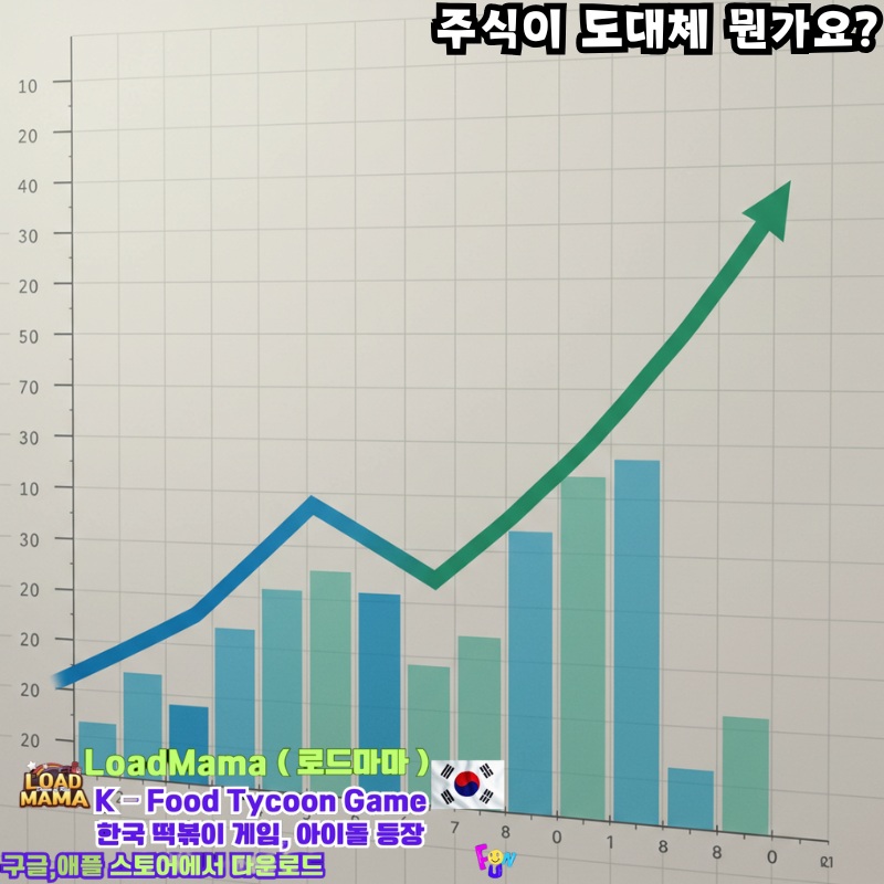 주식이 도대체 뭔가요? 상승 추세 선 그래프