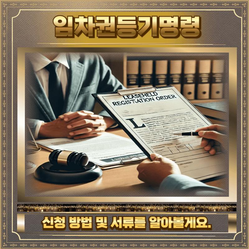 임차권등기명령