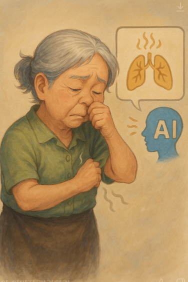 자신의 체취로 힘들어 하는 할머니