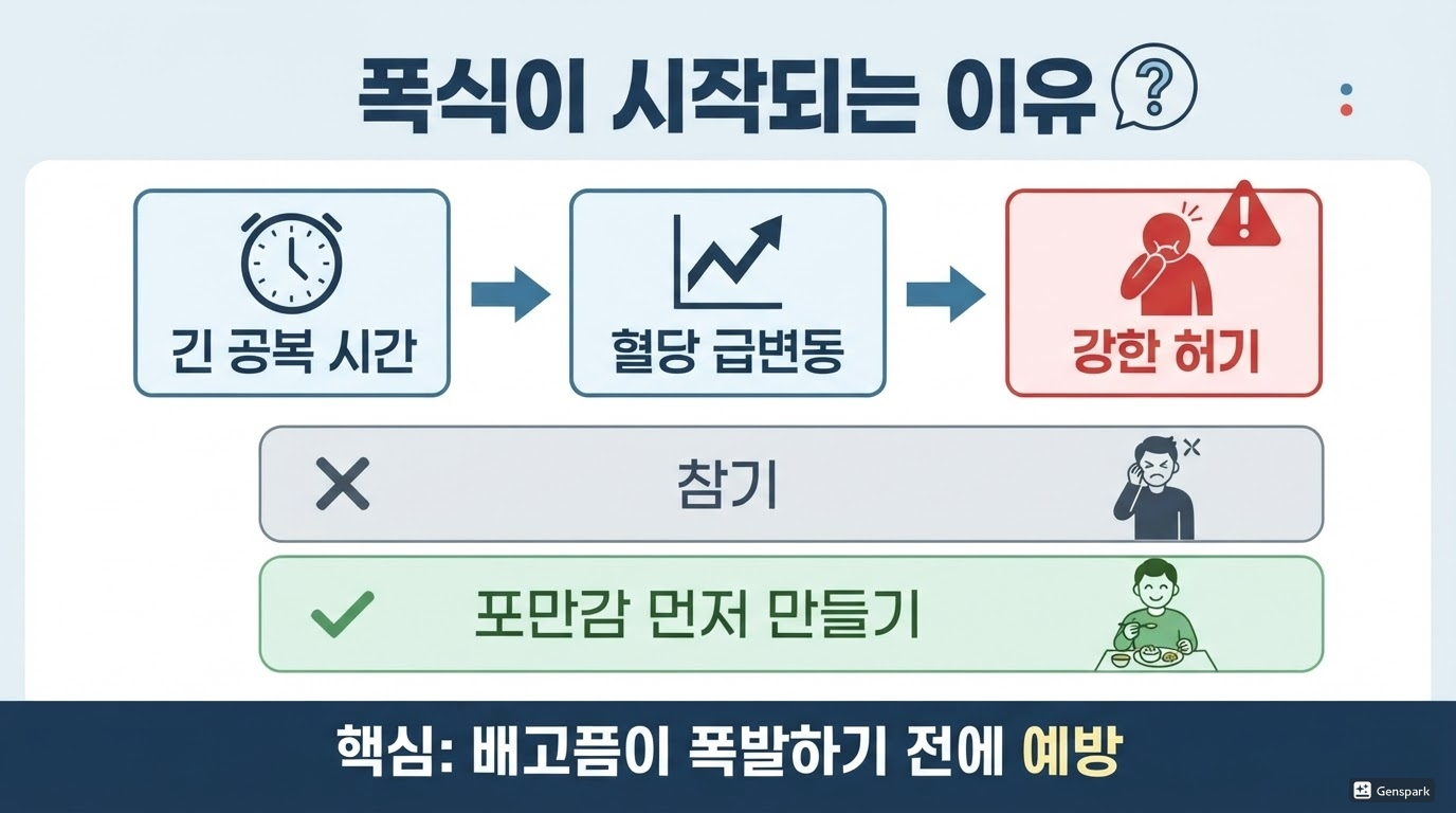 폭식이 쉽게 시작되는 이유