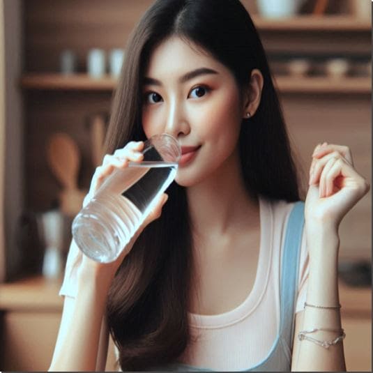 층층나무 수액은 일반적으로 2월 말부터 4월 초까지 채취할 수 있습니다. 층층나무 수액 마시는 여성 사진