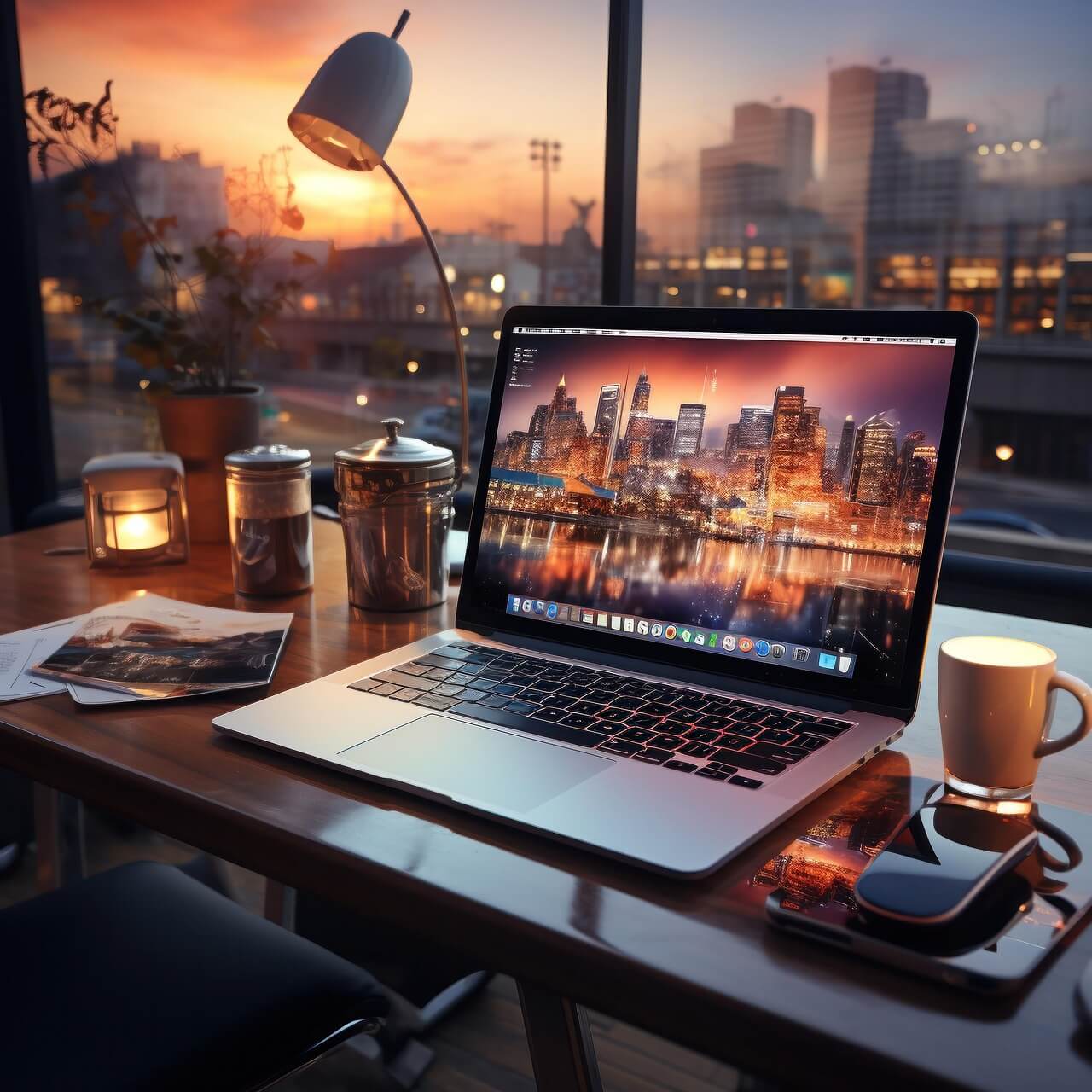 재택근무와 조명