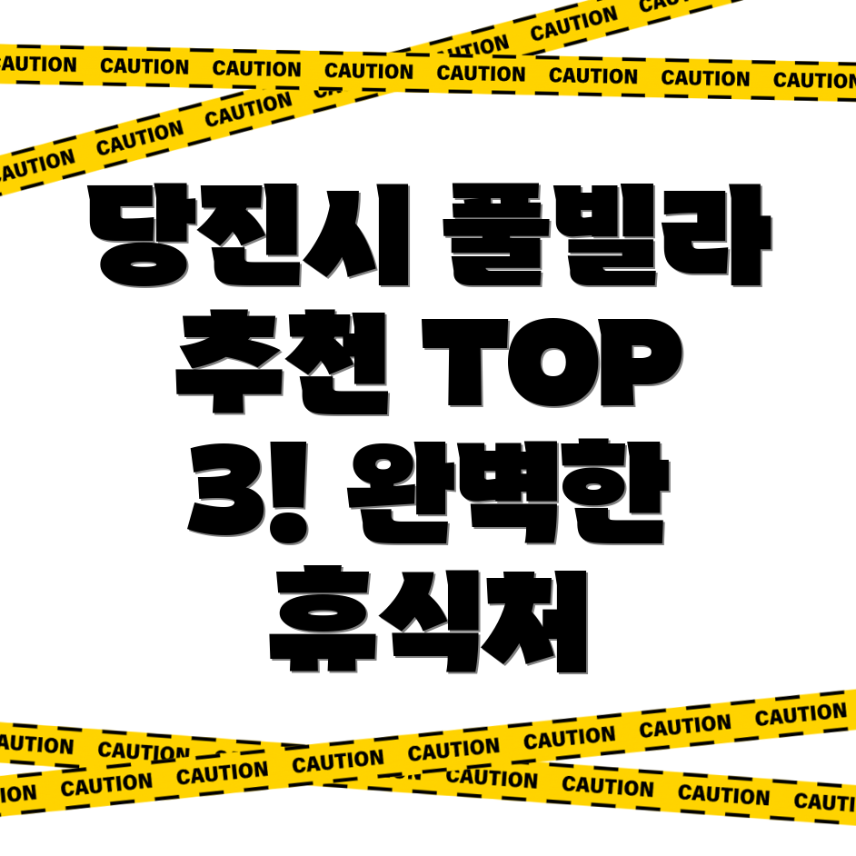 당진 풀빌라
