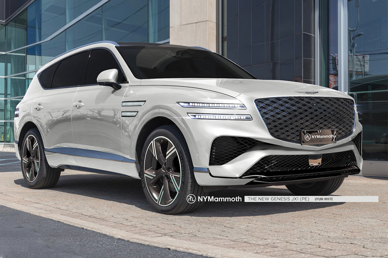 제네시스 브랜드가 올 하반기 선보일 'GV80 페이스리프트' 위장막 테스트카가 국내 최초로 포착돼 이목을 끌고 있다.