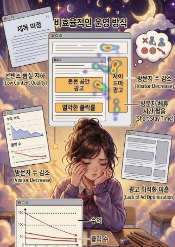 티스토리 광고 수익 낮은 이유, 애드센스 수익이 안 오를 때 확인할 12가지