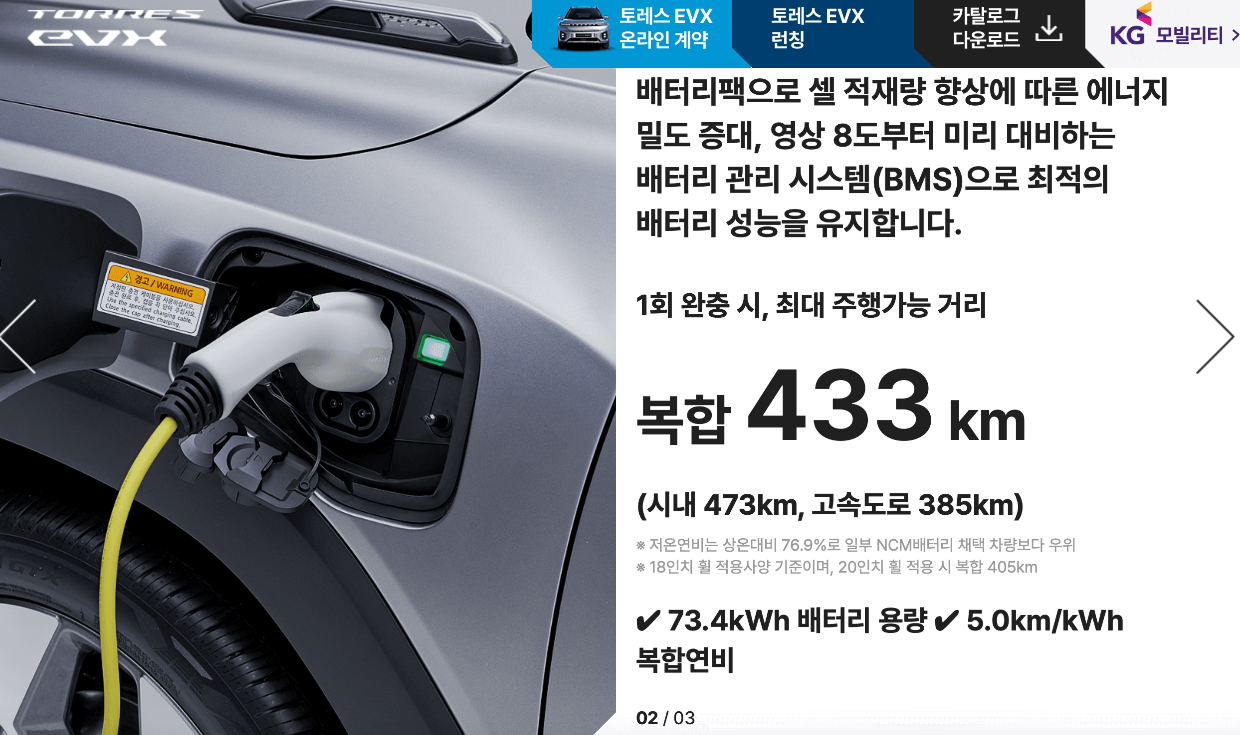 토레스 EVX