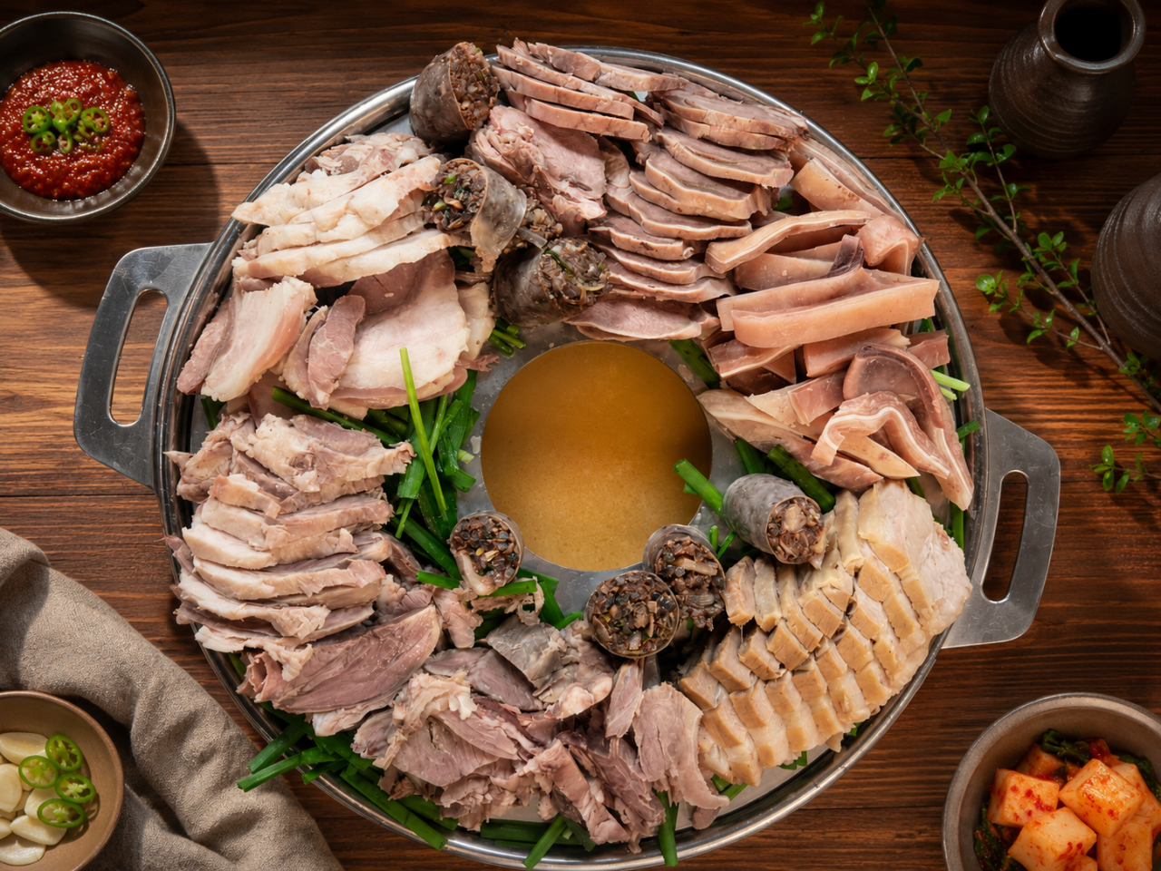 압록순대국