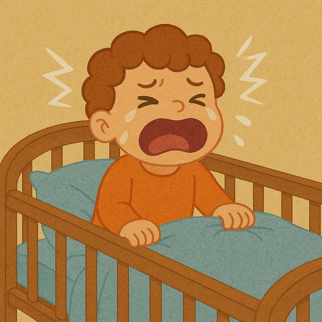 수면 저항과 분리불안 &ndash; 잠자리에서 울고 떼쓰는 아이에 관한 이미지