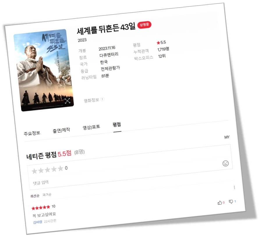 영화 평점