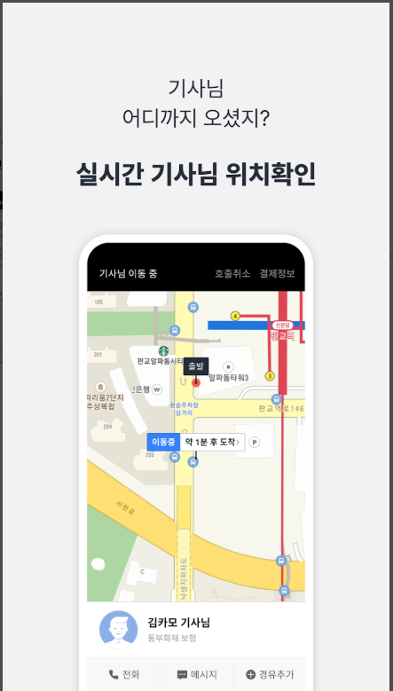 카카오 T 대리, 대리운전 호출 앱