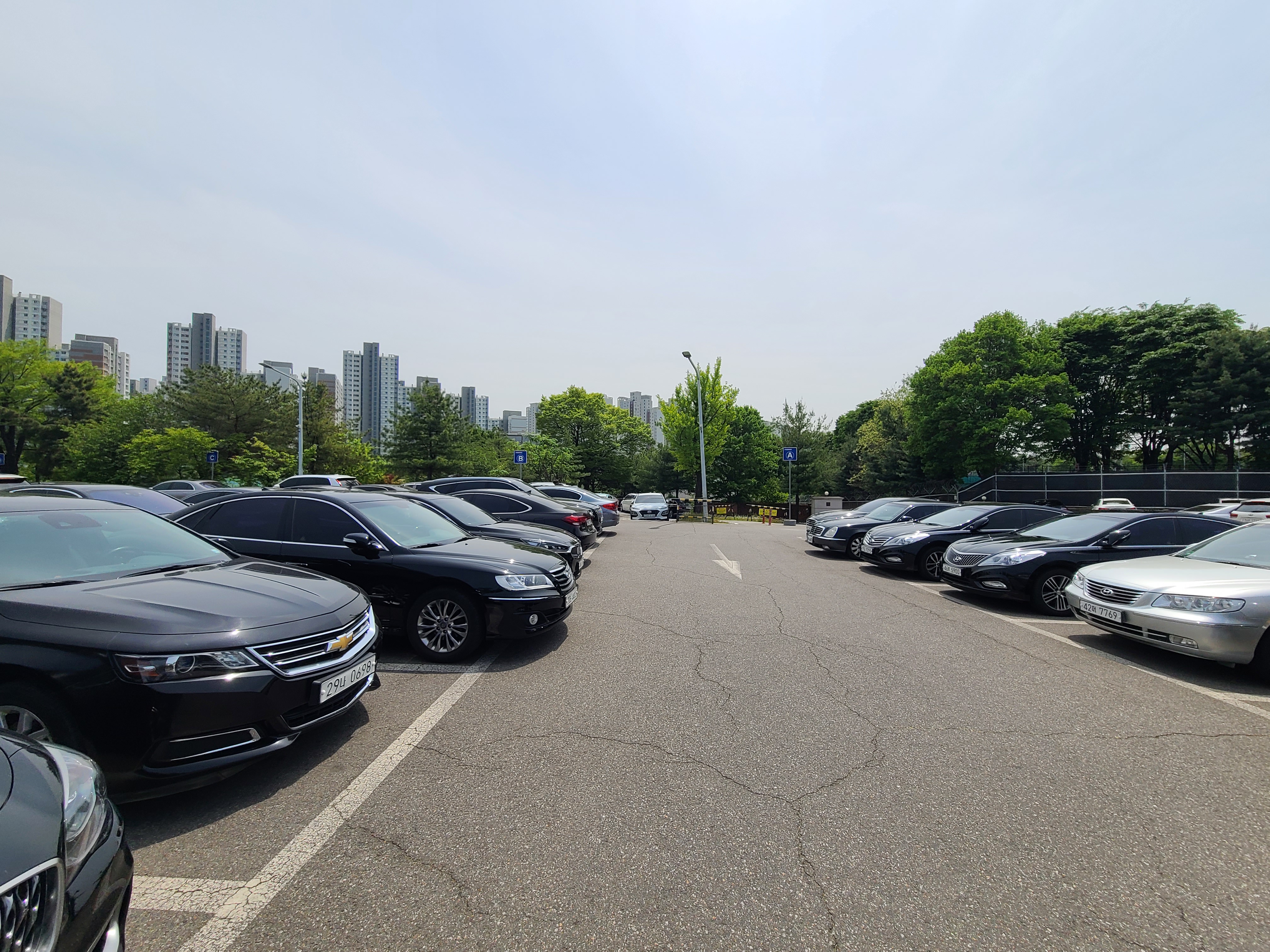 태릉골프장 주차장