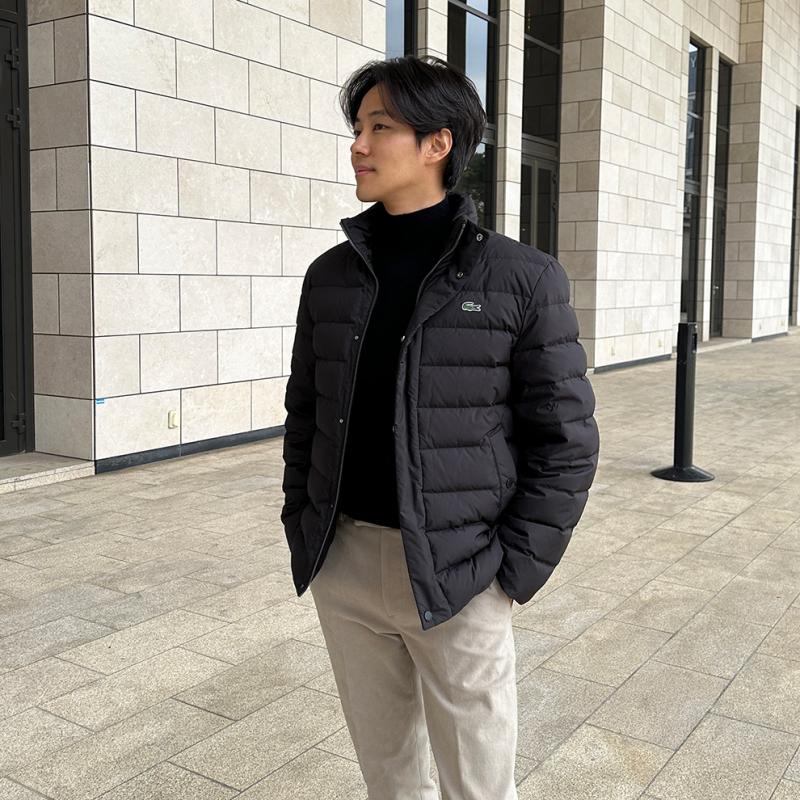 라코스테 남성 구스다운 거위털 경량 패딩 자켓 ( 2color )