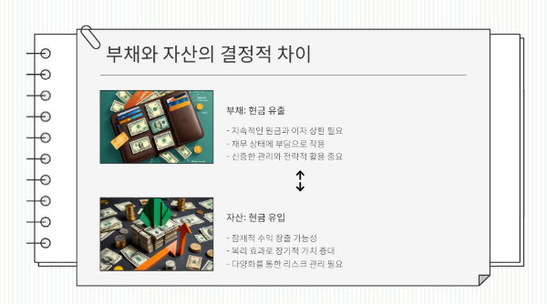 부채와 자산의 결정적 차이