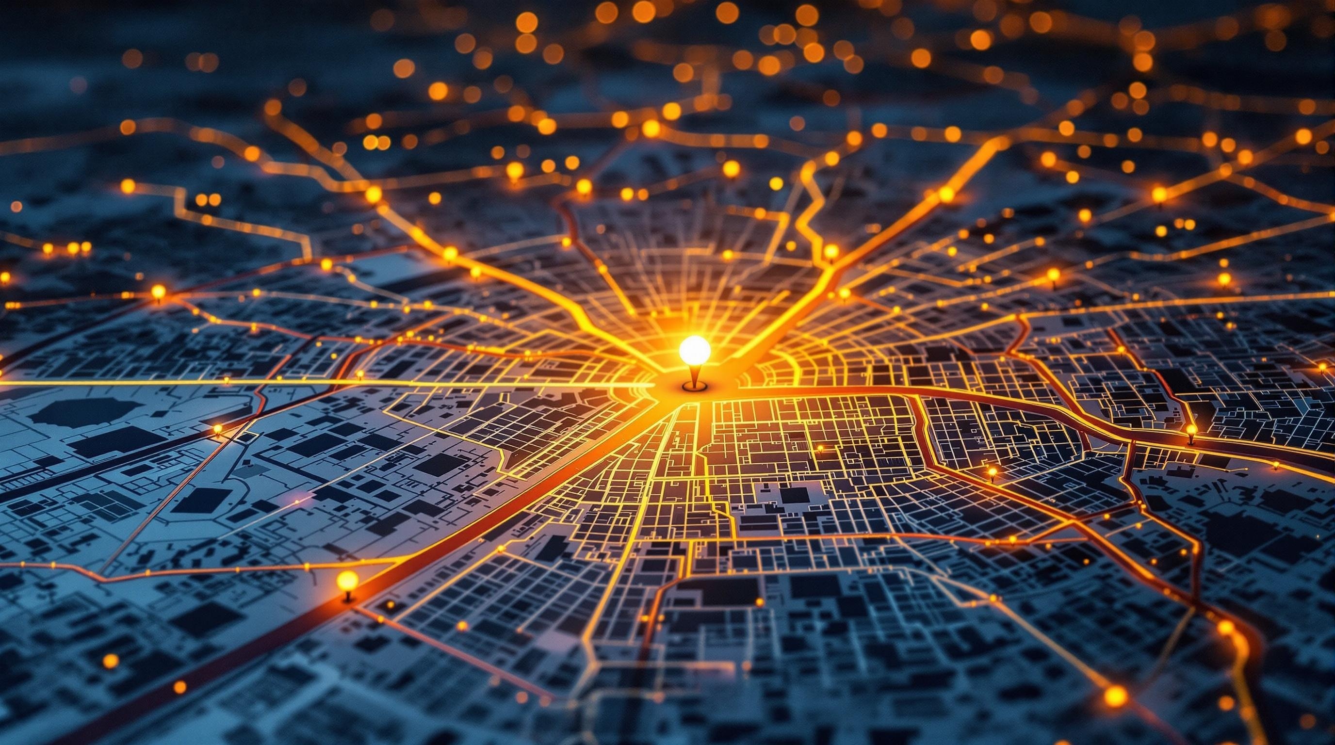 대도시를 디지털화로 표현