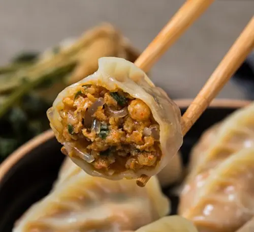 김치만두 속