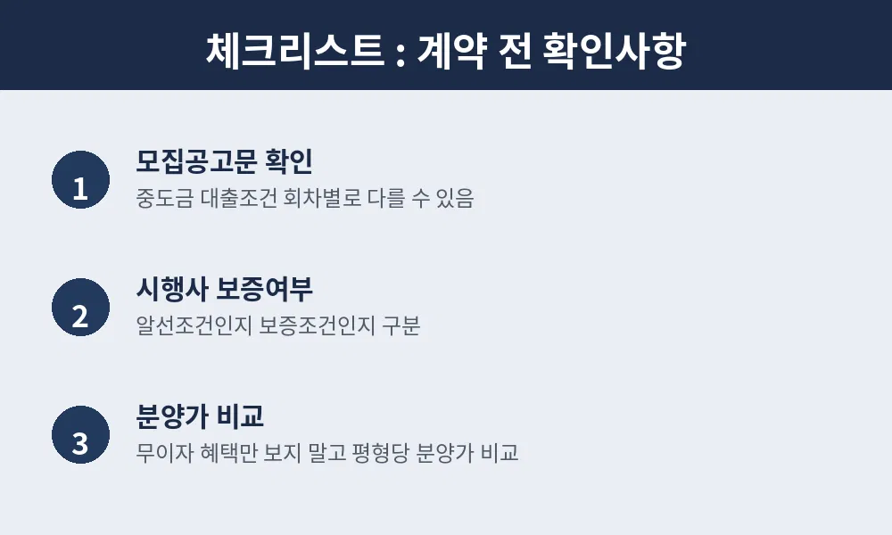 계약 전 확인 체크리스트