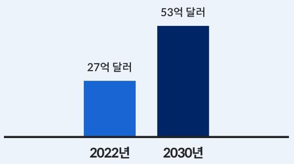 대체커피 글로벌 시장 규모 전망 < 출처 : 롯데카드 >