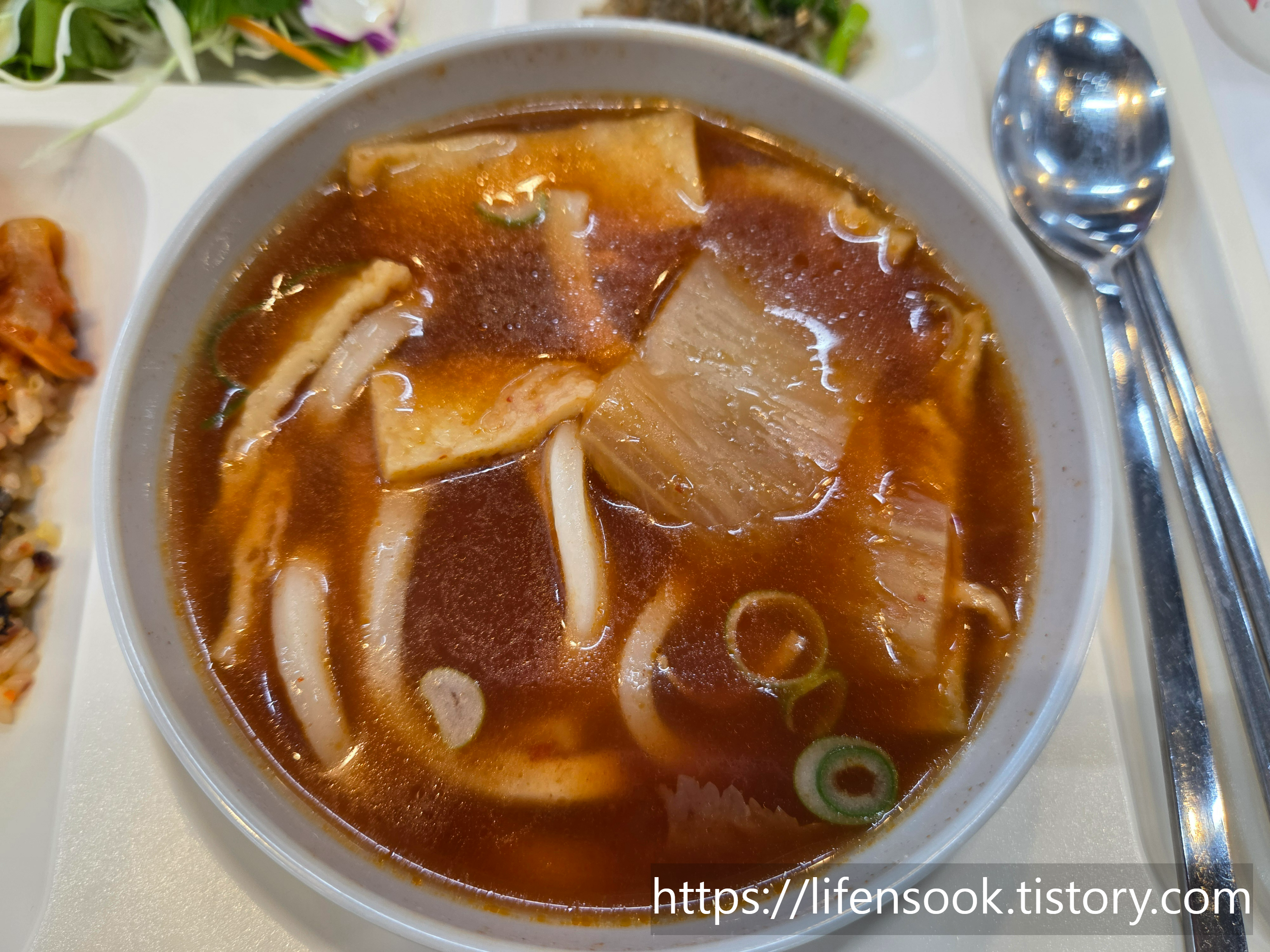 미나봉테이블 투다리어묵김치우동 2