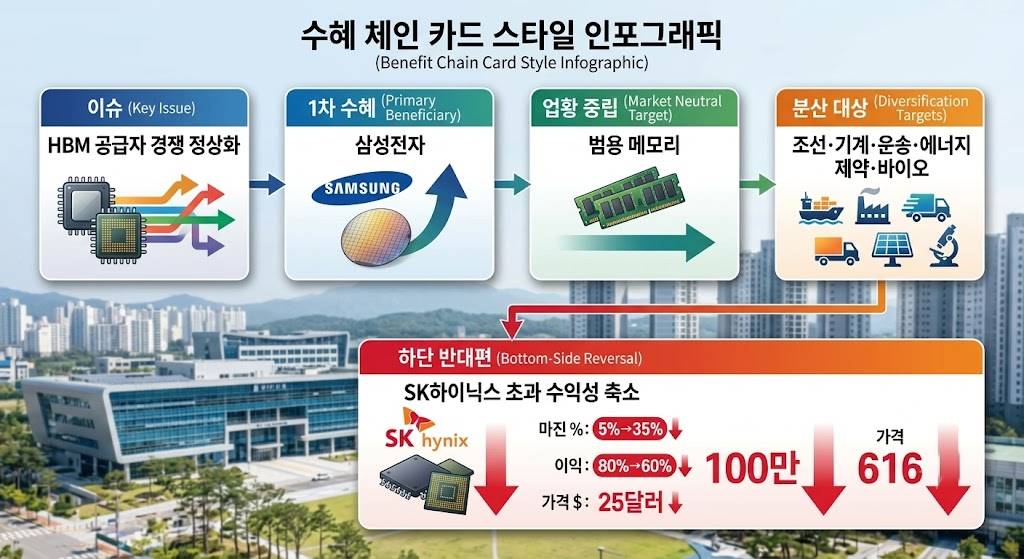 HBM 경쟁 정상화 수혜 체인