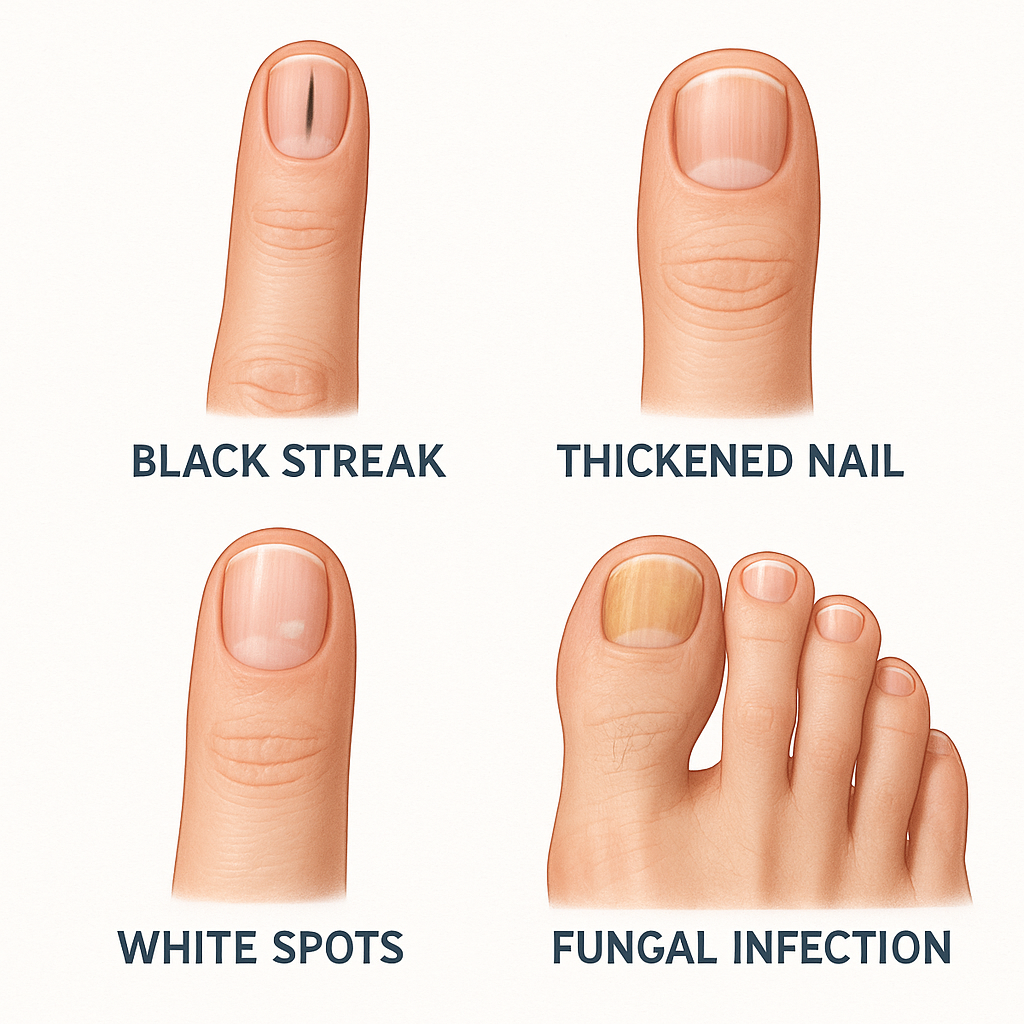 손발톱 질환 모습