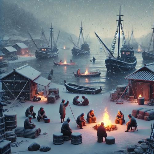 혹독한 겨울을 맞이한 포항 어촌