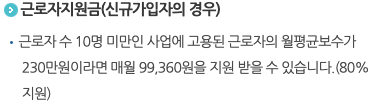 두루누리 사회보험 지원 대상&amp;#44; 신청