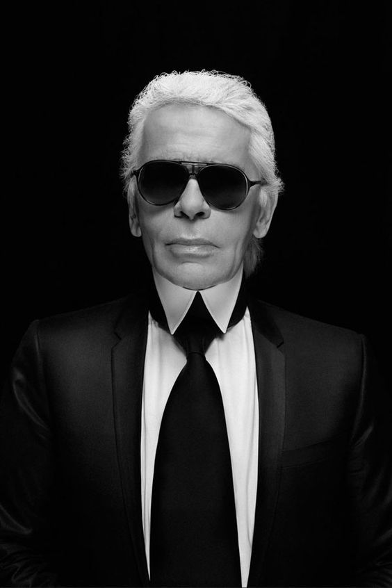 칼 라거펠트의 독특한 스타일