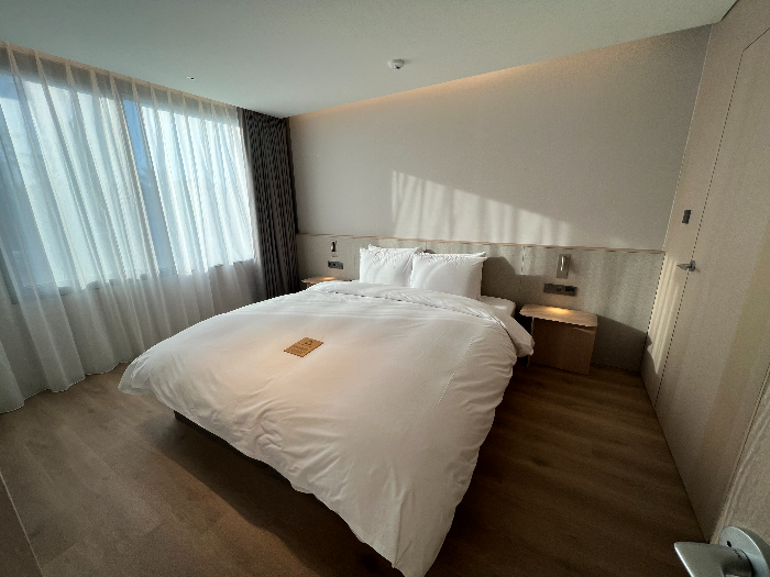 해비치호텔&리조트 그랜드 스위트 킹 빌리지 침실 내부