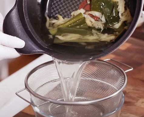체에 걸러