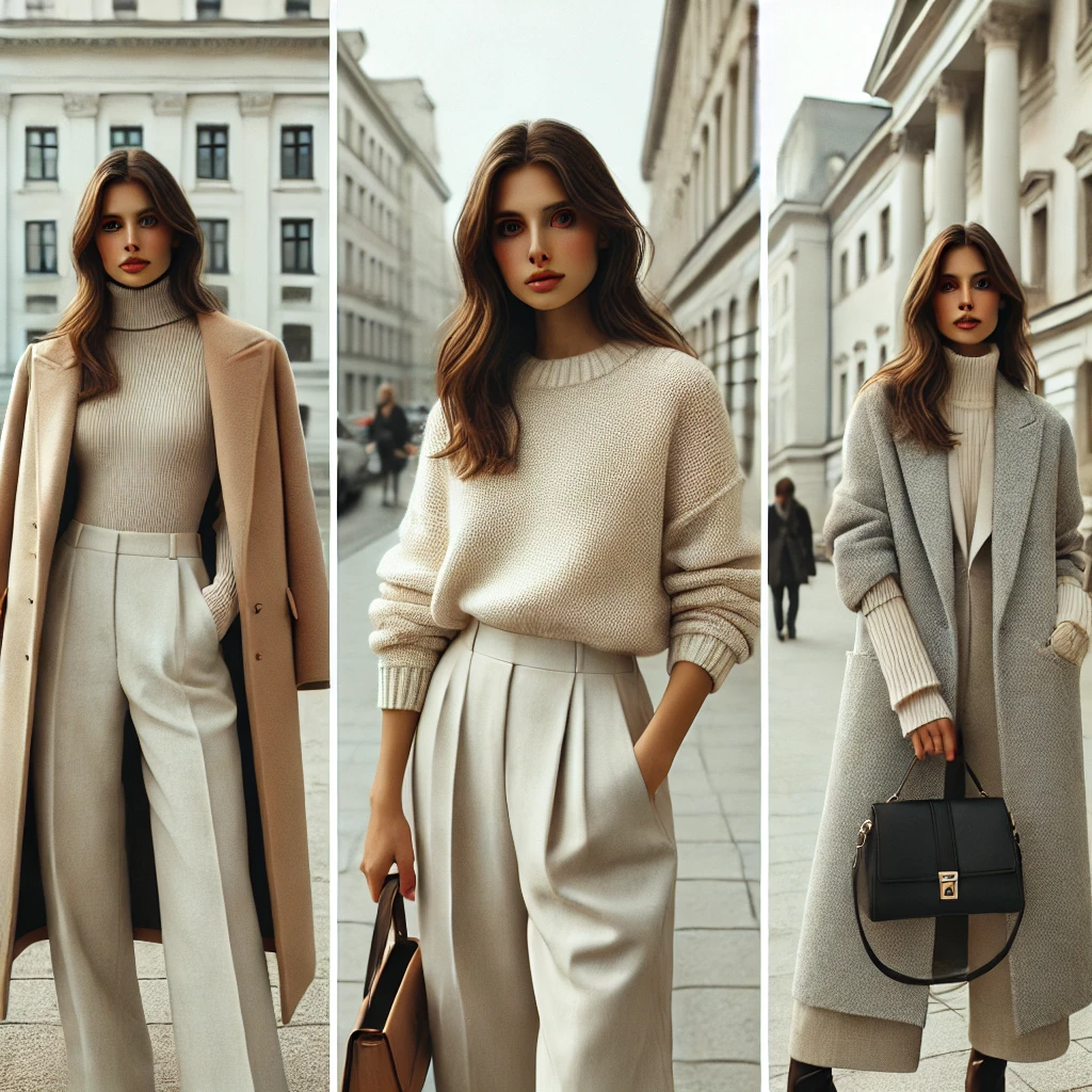 유럽 여성 패션 관련 사진