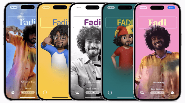 iOS17에 적용되는 연락처 포스터