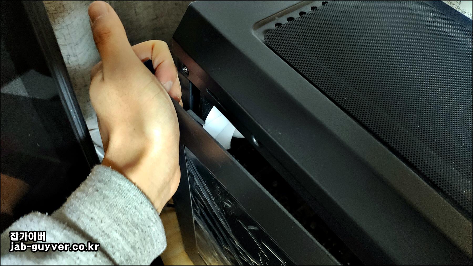 데스크탑 파워서플라이 케이블 결합 상태 점검