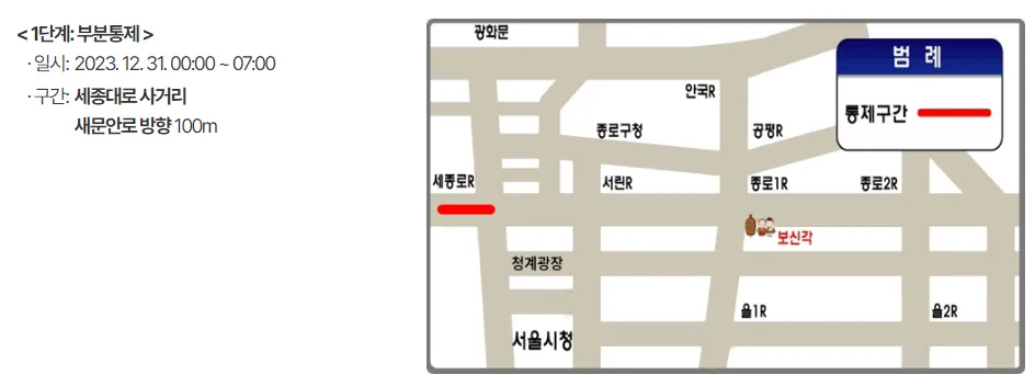 서울 2023 제야의 종&middot;새해맞이 카운트다운 행사 일정 및 안내