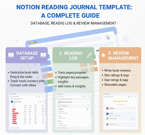 노션 독서 노트 템플릿 가이드 이미지