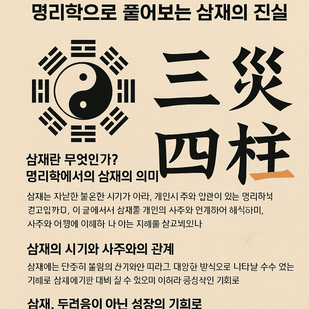 삼재와사주