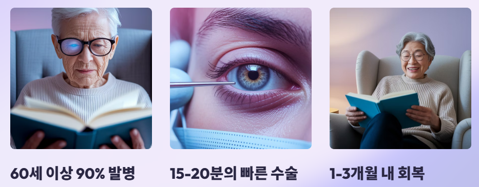 백내장 치료 과정