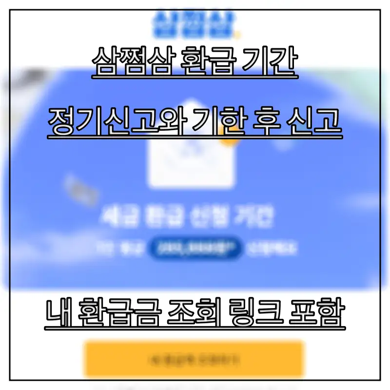 삼쩜삼-환급-기간을-알아보는-모습