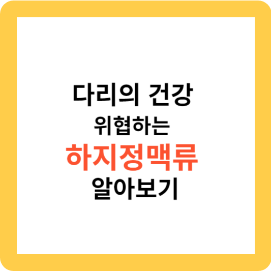 다리의 건강을 위협하는 하지정맥류 알아보기