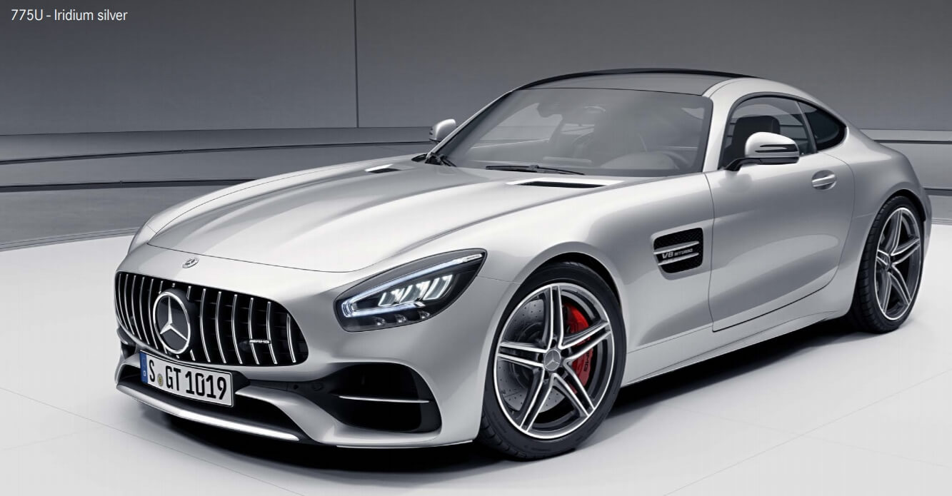 Iridium silver(색상 코드 : 775) AMG GT Coupe 색상코드 - Iridium silver(색상 코드 : 775)