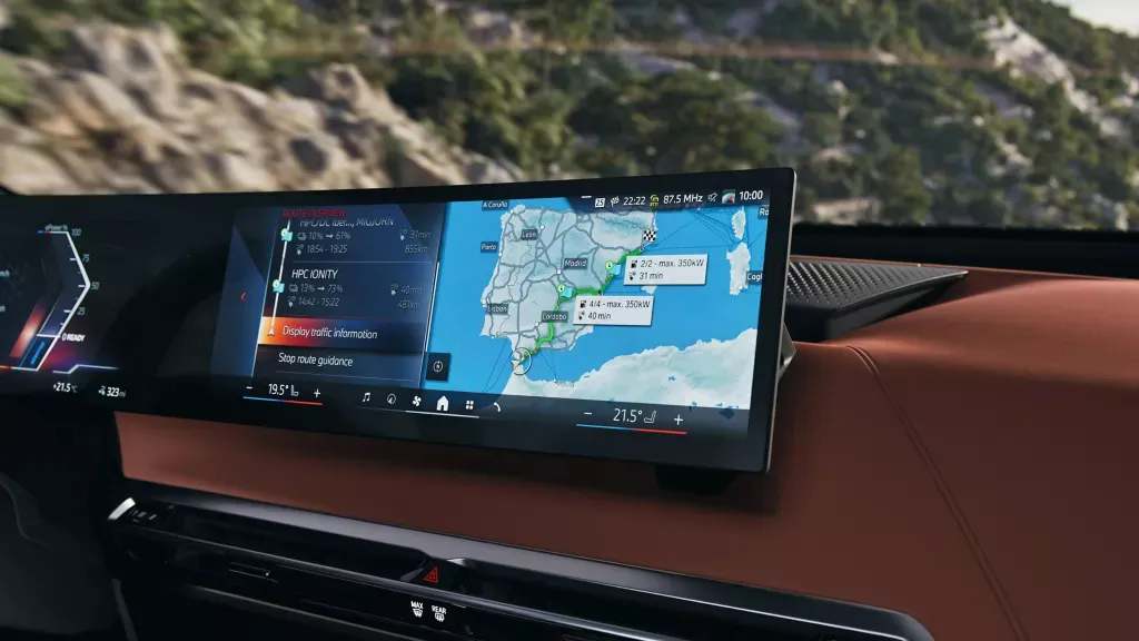 BMW IX 차량 내부, 외부 이미지