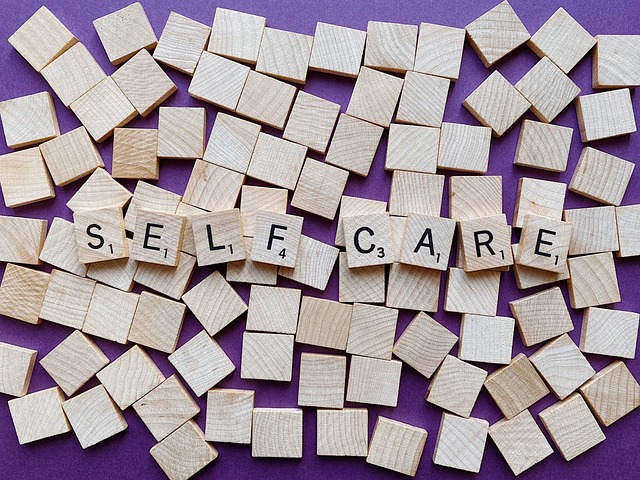 self care 글자 이미지