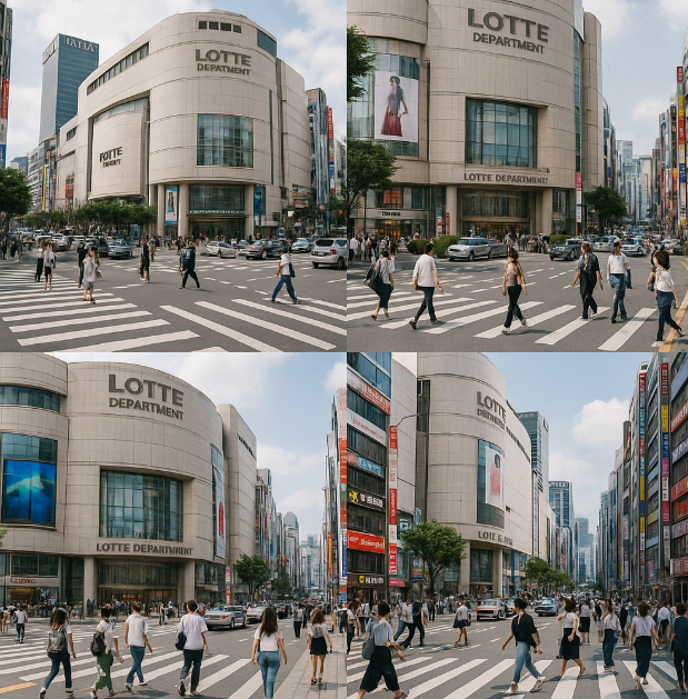 부산 롯데백화점 사진