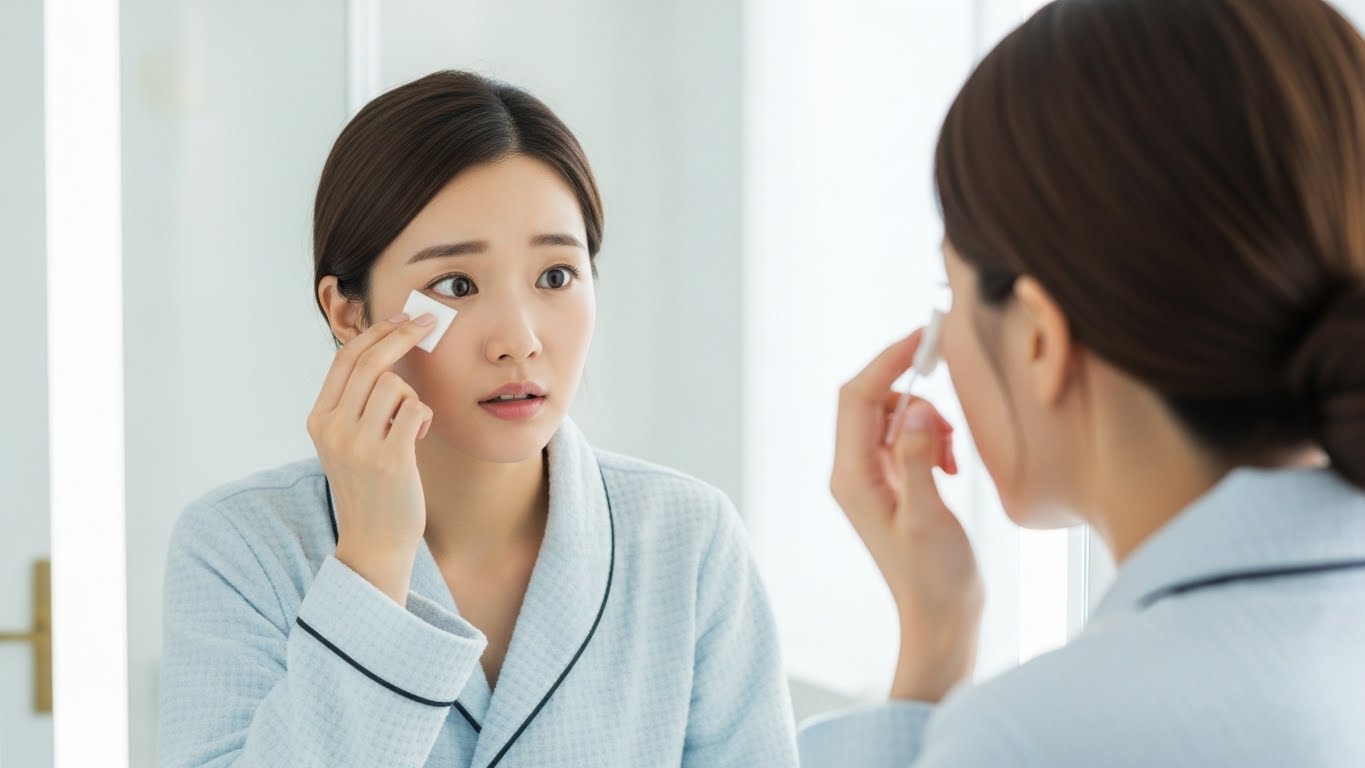 성형수술후관리&amp;#44; 눈곱제거&amp;#44; 앞트임후기